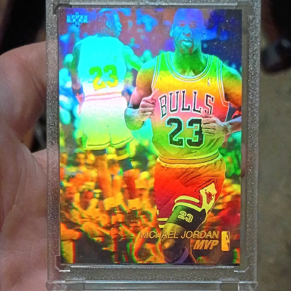 Michael Jordan Hologram 91,92Holographic Basketball Trading Card